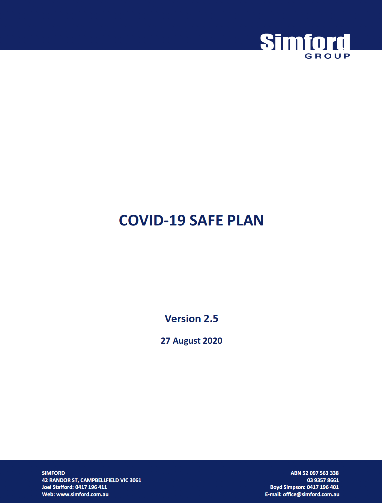 112 COVID19 SAFE PLAN v2.5.pdf